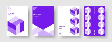 Yaratıcı İş Sunumu Tasarımı. İzole edilmiş Arkaplan Şablonu. Modern Flyer Düzeni. Kitap kapağı. Rapor verin. Poster. Pankart. Broşür. Broşür. Reklamcılık. Katalog. Haber bülteni. Portföy