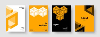 Modern İş Sunumu Mizanpajı. Geometrik Broşür Şablonu. Yaratıcı Sancak Tasarımı. Poster. Kitap kapağı. Geçmişi. Rapor verin. El ilanı. Broşür. Portföy. Haber bülteni. Reklamcılık. Katalog