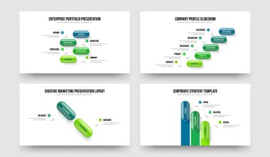 Finansal Portföy Dört Beş İki Üç Element Diyagram Kaydırak Tasarım Vektörü Çizim Paketi. İş Profili 4523 Seçenek Bilgisel Çerçeve Düzeni Ayarları.