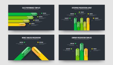 Şirket Çözümü 4-5-2-3 Basamaklı Diyagram Slayt Gösterisi Tasarım Vektörü Resimleri Koleksiyonu. Ürün İçgörü 4523 Element Bilgi Çerçeve Düzeni Ayarları.