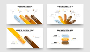 Atılgan Büyüme 4523 Seçenek Diyagramı Çerçeve Düzenleme Seti. Reklam Gözden Geçirme Dört Beş İki Üç Adım Bilgi Kaydırma Şablon Resimleri Koleksiyonu.