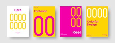 İzole edilmiş Flyer Şablonu. Geometrik Broşür Tasarımı. Soyut Arkaplan Düzeni. Poster. Pankart. Rapor verin. Kitap kapağı. İş sunumu. Katalog. Marka Kimliği. Portföy. Dergi. El ilanı