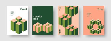 Geometrik İş Sunum Şablonu. İzole Broşür Tasarımı. Modern Flyer Düzeni. Geçmişi. Kitap kapağı. Pankart. Rapor verin. Poster. Haber bülteni. El ilanı. Portföy. Not defteri. Dergi