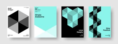 Soyut Flyer Tasarımı. İzole edilmiş iş sunum düzeni. Geometrik Broşür Şablonu. Poster. Pankart. Geçmişi. Rapor verin. Kitap kapağı. Broşür. Marka Kimliği. Katalog. El ilanı. Günlük