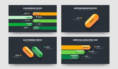 Kurumsal Rapor Beş Bir İki Üç Element Diyagram Kaydırma Şablonu Çizim Kümesi. İş Portföyü 5123 Seçenek Slayt Gösterisi Düzeni Paketi.