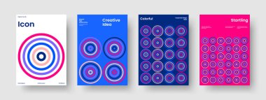 Yaratıcı Broşür Düzeni. İzole Poster Tasarımı. Soyut Rapor Şablonu. İş sunumu. El ilanı. Geçmişi. Pankart. Kitap kapağı. Not defteri. Marka Kimliği. Portföy. Katalog. Günlük
