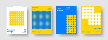 Geometrik Broşür Şablonu. İzole edilmiş arka plan düzeni. Modern Rapor Tasarımı. El ilanı. Pankart. İş sunumu. Kitap kapağı. Poster. Marka Kimliği. Broşür. Portföy. Katalog. Reklamcılık