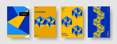 Geometrik Kitap Kapağı Tasarımı. Soyut Poster Şablonu. Yaratıcı Flyer Düzeni. Broşür. Pankart. Rapor verin. İş sunumu. Geçmişi. Dergi. Günlük. El ilanı. Broşür. Haber bülteni. Broşür