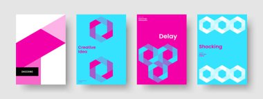 Yaratıcı Rapor Şablonu. Geometrik Poster Düzeni. İzole Arkaplan Tasarımı. El ilanı. Broşür. Kitap kapağı. İş sunumu. Pankart. Haber bülteni. Not defteri. Reklamcılık. Portföy