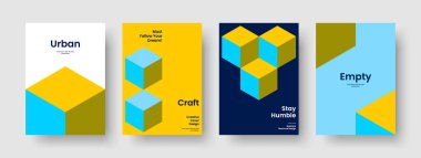 Yaratıcı İş Sunumu Tasarımı. Soyut Arkaplan Şablonu. Geometrik Broşür Düzeni. Pankart. Rapor verin. Poster. El ilanı. Kitap kapağı. Broşür. Dergi. Portföy. Marka Kimliği. Haber bülteni