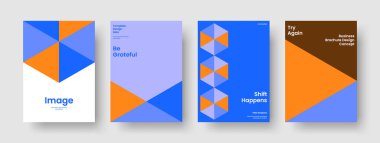 Modern İş Sunumu Mizanpajı. İzole Rapor Tasarımı. Soyut Broşür Şablonu. Kitap kapağı. Pankart. Geçmişi. El ilanı. Poster. Katalog. Marka Kimliği. Günlük. Portföy. Reklamcılık