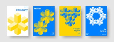 Yaratıcı Sancak Tasarımı. Modern Kitap Kapağı Düzeni. Geometrik Flyer Şablonu. Poster. Broşür. İş sunumu. Geçmişi. Rapor verin. Haber bülteni. Broşür. Broşür. Portföy. Marka Kimliği