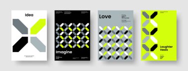 Yaratıcı Flyer Düzeni. Geometrik Broşür Tasarımı. İzole edilmiş Banner Şablonu. Rapor verin. Kitap kapağı. İş sunumu. Poster. Geçmişi. Portföy. Not defteri. Marka Kimliği. Broşür. Günlük