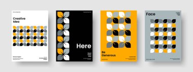 Yaratıcı Sancak Düzeni. Soyut Flyer Tasarımı. İzole Broşür Şablonu. Kitap kapağı. Geçmişi. İş sunumu. Rapor verin. Poster. Günlük. Broşür. El ilanı. Marka Kimliği. Haber bülteni