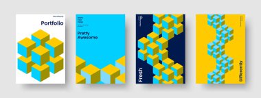 İzole edilmiş Flyer düzeni. Yaratıcı Poster Tasarımı. Geometrik Rapor Şablonu. Broşür. Geçmişi. Kitap kapağı. Pankart. İş sunumu. Haber bülteni. Portföy. Not defteri. Broşür. El ilanı