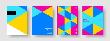 Soyut İş Sunum Düzeni. Yaratıcı Sancak Tasarımı. İzole Poster Şablonu. Rapor verin. Geçmişi. Kitap kapağı. Broşür. El ilanı. Katalog. Dergi. Portföy. Günlük. Not Defteri