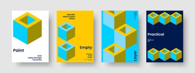 Yaratıcı Broşür Şablonu. İzole Flyer Tasarımı. Geometrik İş Sunum Düzeni. Pankart. Rapor verin. Poster. Geçmişi. Kitap kapağı. Katalog. Portföy. Reklamcılık. Broşür. Marka Kimliği