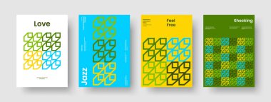 Yaratıcı Kitap Kapağı Şablonu. Soyut İş Sunumu Tasarımı. Geometrik Sancak Düzeni. Broşür. El ilanı. Rapor verin. Geçmişi. Poster. Not defteri. Broşür. Haber bülteni. Günlük. Marka Kimliği