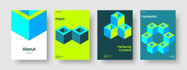 Geometrik Flyer Şablonu. Modern İş Sunumu Tasarımı. İzole edilmiş arka plan düzeni. Kitap kapağı. Rapor verin. Poster. Broşür. Pankart. El ilanı. Katalog. Marka Kimliği. Günlük. Reklamcılık