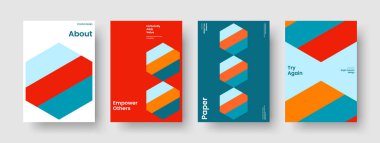 Yaratıcı Poster Tasarımı. Soyut Kitap Kapağı Şablonu. Modern İş Sunumu Mizanpajı. El ilanı. Geçmişi. Rapor verin. Pankart. Broşür. Not defteri. Broşür. Haber bülteni. Marka Kimliği. Broşür
