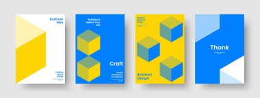 Geometrik Broşür Şablonu. İzole Arkaplan Tasarımı. Modern İş Sunumu Mizanpajı. Kitap kapağı. El ilanı. Poster. Rapor verin. Pankart. Dergi. Portföy. Broşür. Günlük. El ilanı. Broşür