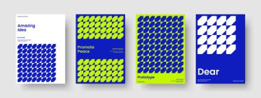 Yaratıcı Poster Tasarımı. Geometrik Flyer düzeni. Modern Kitap Kapağı Şablonu. Geçmişi. Rapor verin. İş sunumu. Pankart. Broşür. Katalog. Haber bülteni. Günlük. Marka Kimliği. Broşür