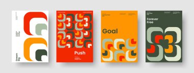 Yaratıcı Poster Düzeni. İzole Arkaplan Tasarımı. Modern İş Sunum Şablonu. Broşür. Kitap kapağı. El ilanı. Rapor verin. Pankart. Dergi. Günlük. Broşür. Not defteri. Broşür