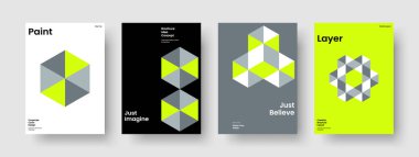 Soyut İş Sunum Şablonu. İzole Poster Tasarımı. Geometrik Rapor Düzeni. Geçmişi. Broşür. El ilanı. Kitap kapağı. Pankart. Broşür. Marka Kimliği. Portföy. Günlük. Katalog