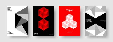 Geometrik Kitap Kapağı Tasarımı. Soyut İş Sunum Şablonu. İzole Rapor Düzeni. Pankart. Geçmişi. Broşür. Poster. El ilanı. Not defteri. Broşür. Reklamcılık. Katalog. Marka Kimliği