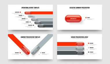 Finansal Giriş 5123 Option Infographic Slayt Gösterisi Şablon Paketi. Yaratıcı Profil Beş Bir İki Üç Eleman Diyagramı Çerçeve Düzeni Vektör İllüstrasyon Koleksiyonu.