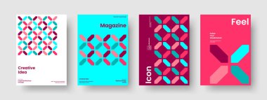 Geometrik Kitap Kapağı Şablonu. Yaratıcı Flyer Tasarımı. İzole Broşür Planı. Rapor verin. Poster. İş sunumu. Geçmişi. Pankart. Broşür. Haber bülteni. El ilanı. Broşür. Portföy