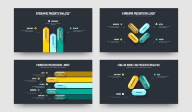 Piyasa Fırlatma 3-4-5-3 Seçenek Bilgi Çerçeve Tasarımı Vektör İllüzyonu Ayarları. Danışmanlık Portföyü 3453 Element Diyagramı Kaydırma Şablonu Paketi.