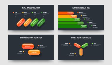 Ürün Insight 4-5-2-3 Basamaklı Slayt Gösterisi Tasarım Vektörü İllüstrasyonu. Danışmanlık Planlama 4523 Element Diyagramı Slayt Düzeni Koleksiyonu.