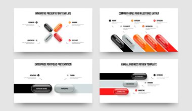 Profesyonel Plan 4523 Element Diyagramı Kare Düzeni Paketi. Yaratıcı Insight 4-5-2-3 Basamaklı Slayt Gösterisi Tasarım Vektörü İllüstrasyonu.