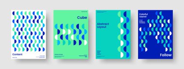 Geometrik İş Sunumu Tasarımı. İzole edilmiş Banner Şablonu. Yaratıcı Broşür Düzeni. Poster. Geçmişi. Kitap kapağı. El ilanı. Rapor verin. Reklamcılık. Broşür. Dergi. Haber bülteni. Broşür