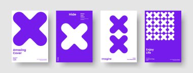 Modern Kitap Kapağı Şablonu. Geometrik İş Sunum Düzeni. İzole Poster Tasarımı. Pankart. Broşür. Rapor verin. El ilanı. Geçmişi. Not defteri. Haber bülteni. El ilanı. Broşür. Günlük. Dergi