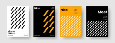 Modern Poster Tasarımı. İzole edilmiş Flyer Şablonu. Soyut Arkaplan Düzeni. Kitap kapağı. Broşür. İş sunumu. Rapor verin. Pankart. Haber bülteni. Katalog. Günlük. Portföy. Dergi. El ilanı