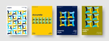 Geometrik Poster Şablonu. İzole edilmiş iş sunum düzeni. Soyut Flyer Tasarımı. Kitap kapağı. Geçmişi. Rapor verin. Pankart. Broşür. Katalog. Günlük. Haber bülteni. Broşür. Marka Kimliği