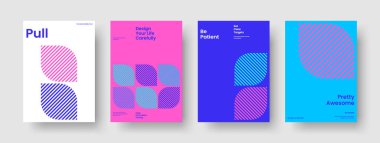 Yaratıcı İş Sunumu Tasarımı. Soyut Arkaplan Şablonu. Geometrik Flyer düzeni. Broşür. Poster. Kitap kapağı. Pankart. Rapor verin. Katalog. Broşür. Not defteri. Dergi. Marka Kimliği