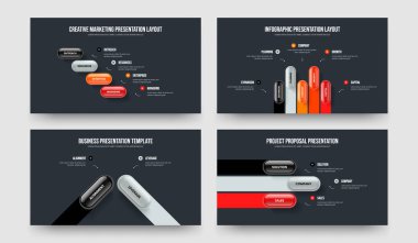 Ürün Genel Görünümü 4523 Adım Slayt Gösterisi Yerleşimi. Kurumsal Performans 4-5-2-3 Element Diyagram Kaydırma Şablonu Vektör Resimleri Koleksiyonu.