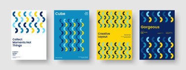 Yaratıcı Sancak Tasarımı. İzole Rapor Şablonu. Modern Arkaplan Düzeni. Broşür. Kitap kapağı. İş sunumu. Poster. El ilanı. El ilanı. Marka Kimliği. Günlük. Dergi. Broşür