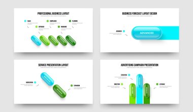 Modern Geliştirme Beş Bir İki Üç Eleman Diyagramı Sunum Tasarım Vektörü İllüstrasyon Paketi. Reklam Büyümesi 5133 Adım Slayt Gösterisi Şablonu Ayarlandı.