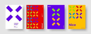 Geometrik Kitap Kapağı Şablonu. İzole edilmiş Flyer düzeni. Soyut Broşür Tasarımı. Geçmişi. Rapor verin. Poster. Pankart. İş sunumu. Haber bülteni. Dergi. Not defteri. El ilanı. Katalog