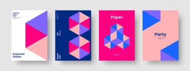 Soyut Rapor Şablonu. İzole Flyer Tasarımı. Geometrik İş Sunum Düzeni. Broşür. Poster. Pankart. Geçmişi. Kitap kapağı. Reklamcılık. Haber bülteni. Marka Kimliği. Broşür. Günlük