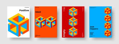 Geometrik Rapor Şablonu. Modern İş Sunumu Mizanpajı. Yaratıcı Broşür Tasarımı. Poster. Kitap kapağı. Geçmişi. Pankart. El ilanı. Not defteri. Broşür. Portföy. Haber bülteni. Katalog. Günlük