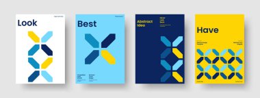 Geometrik İş Sunumu Tasarımı. Yaratıcı Poster Şablonu. İzole Rapor Düzeni. Kitap kapağı. El ilanı. Geçmişi. Pankart. Broşür. Reklamcılık. Katalog. El ilanı. Marka Kimliği. Broşür