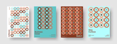 Yaratıcı Flyer Şablonu. Geometrik Kitap Kapağı Düzeni. Soyut İş Sunumu Tasarımı. Pankart. Poster. Rapor verin. Geçmişi. Broşür. Not defteri. Dergi. Haber bülteni. Marka Kimliği. El ilanı