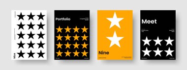 Soyut İş Sunum Şablonu. Geometrik Rapor Düzeni. İzole edilmiş Bayrak Tasarımı. Geçmişi. Kitap kapağı. Poster. Broşür. El ilanı. Haber bülteni. Günlük. Dergi. Broşür. Reklamcılık