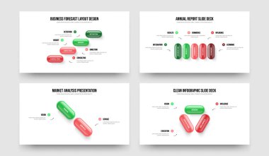 Finansal Fırlatma Dört Beş İki Üç Adım Diyagram Sunum Düzeni Vektör İllüstrasyon Koleksiyonu. Modern Insight 4523 Seçenek Bilgisel Slayt Gösterisi Şablon Çubuğu.