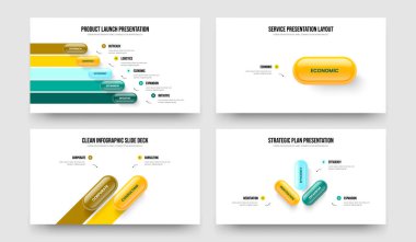 Modern Analiz Beş Bir İki Üç Adım Diyagram Slayt Gösterisi Vektör Çizim Koleksiyonu. Sayısal Portföy 5123 Element Bilgi Çerçeve Şablonunu Ayarla.